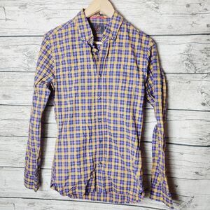 Junior's Scotch Soda Long Sleeve Button Down Shirt Size Small